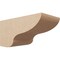 Ekena Millwork 10"W x 20"D x 10"H Wide Greensboro Rough Cedar Woodgrain TimberThane Corbel, Primed Tan CORUR10X20X10GRNRCPR - alternate 1